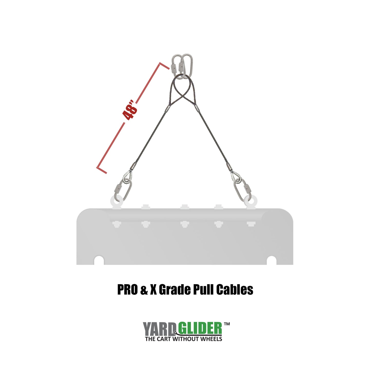 1/4" Pull Cable & Link Kit