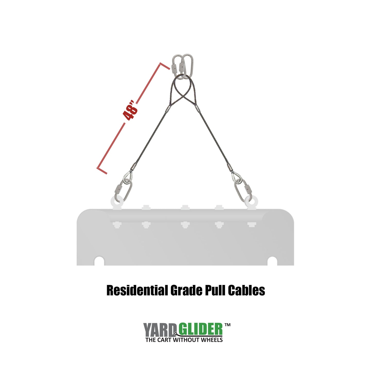 3/16" Pull Cable & Link Kit